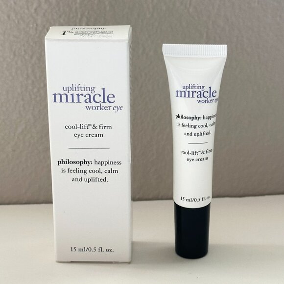 Philosopy Uplifting Miracle Worker Cool-Lift & Firm Eye Cream 0.5oz/15ml RARE!